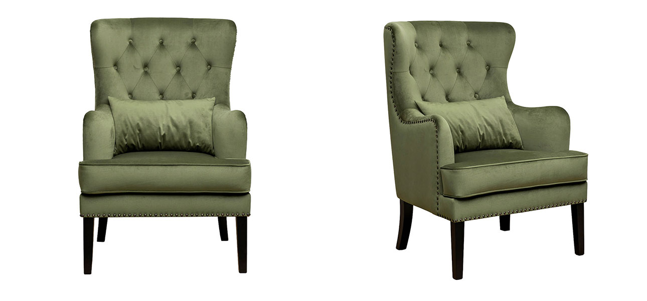 Кресло Acadia green - фото №1