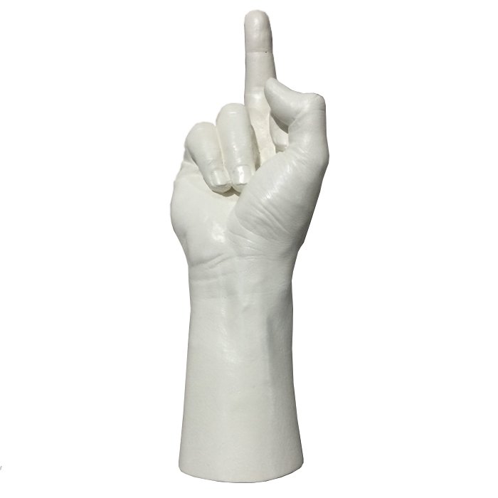 Статуэтка Fuck off Белый Статуэтка Fuck off Белый в Тюмени | Loft Concept