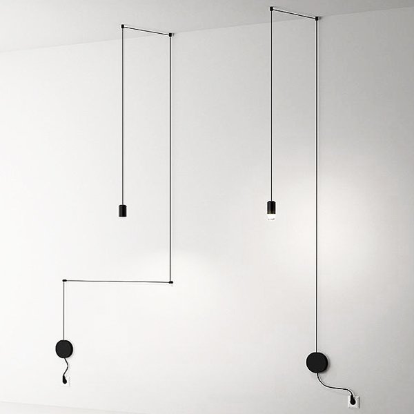 Vibia Wireflow Free-Form 0347 pendant lamp Черный Vibia Wireflow Free-Form 0347 pendant lamp Черный в Тюмени | Loft Concept