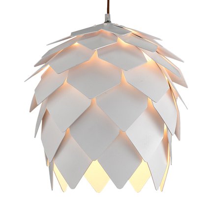 Подвесной светильник Crimea Pine Cone White Белый Подвесной светильник Crimea Pine Cone White Белый в Тюмени | Loft Concept