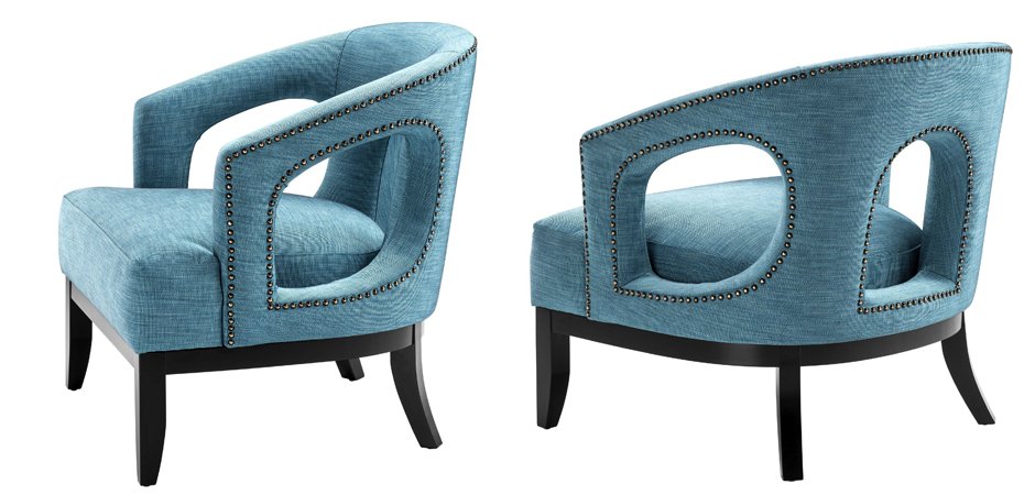 Кресло Eichholtz Chair Adam Turquoise Кресло Eichholtz Chair Adam Turquoise - Loft-Concept в Тюмени