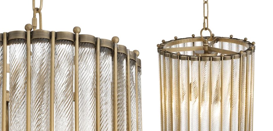 Люстра Lantern Tiziano Antique Brass Люстра Lantern Tiziano Antique Brass - Loft-Concept в Тюмени