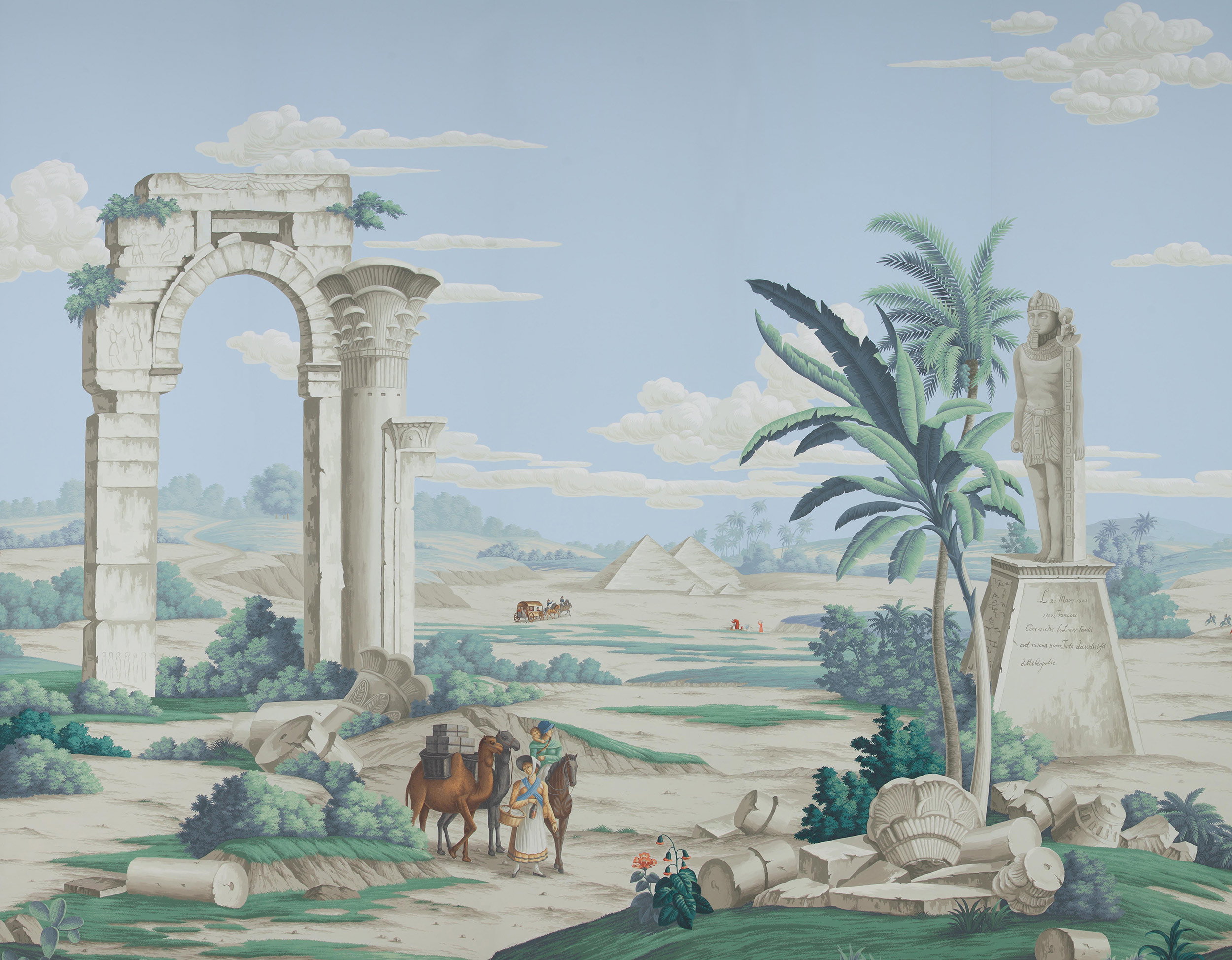 Обои ручная роспись Napoleon's Campaign in Egypt Byzantine on scenic paper Обои ручная роспись Napoleon's Campaign in Egypt Byzantine on scenic paper - постер Loft-Concept в Тюмени
