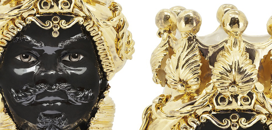 Ваза VASE MORO MAN BIG DREAMS gold Ваза VASE MORO MAN BIG DREAMS gold - Loft-Concept в Тюмени