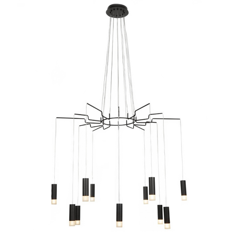 Wireflow LED Black Suspension lam 12 патронов Черный Wireflow LED Black Suspension lam 12 патронов Черный в Тюмени | Loft Concept