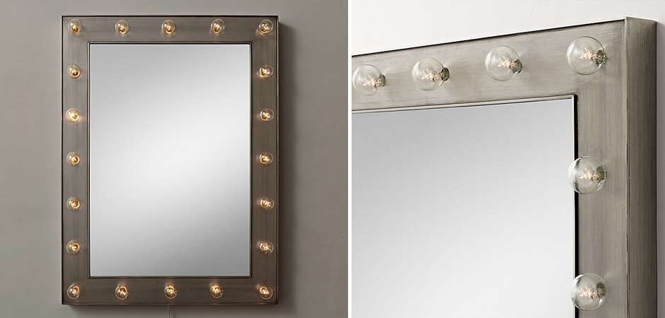 Зеркало с подсветкой ILLUMINATED Mirror Pewter - Loft-Concept в Тюмени