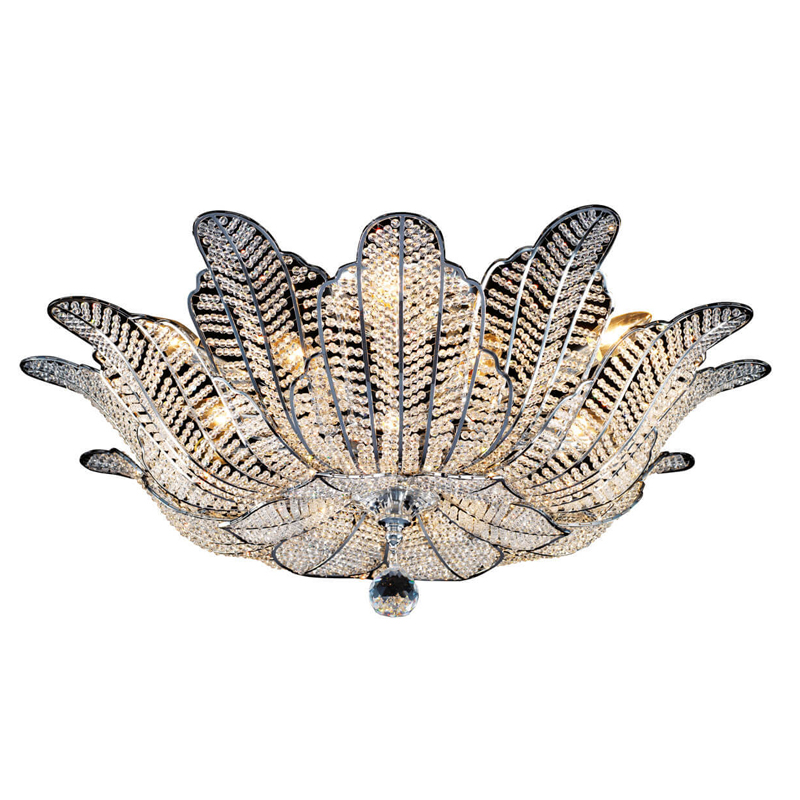 Потолочная люстра Franseza Chandelier chrome Хром Прозрачный (Transparent) Серебряный Потолочная люстра Franseza Chandelier chrome Хром Прозрачный (Transparent) Серебряный в Тюмени | Loft Concept