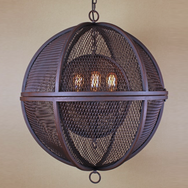 Люстра Double Sphere Pendant Коричневый Люстра Double Sphere Pendant Коричневый в Тюмени | Loft Concept