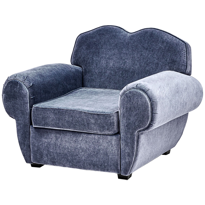 Кресло Braganza Chair Dusty Blueberry Сапфирово-синий Кресло Braganza Chair Dusty Blueberry Сапфирово-синий в Тюмени | Loft Concept