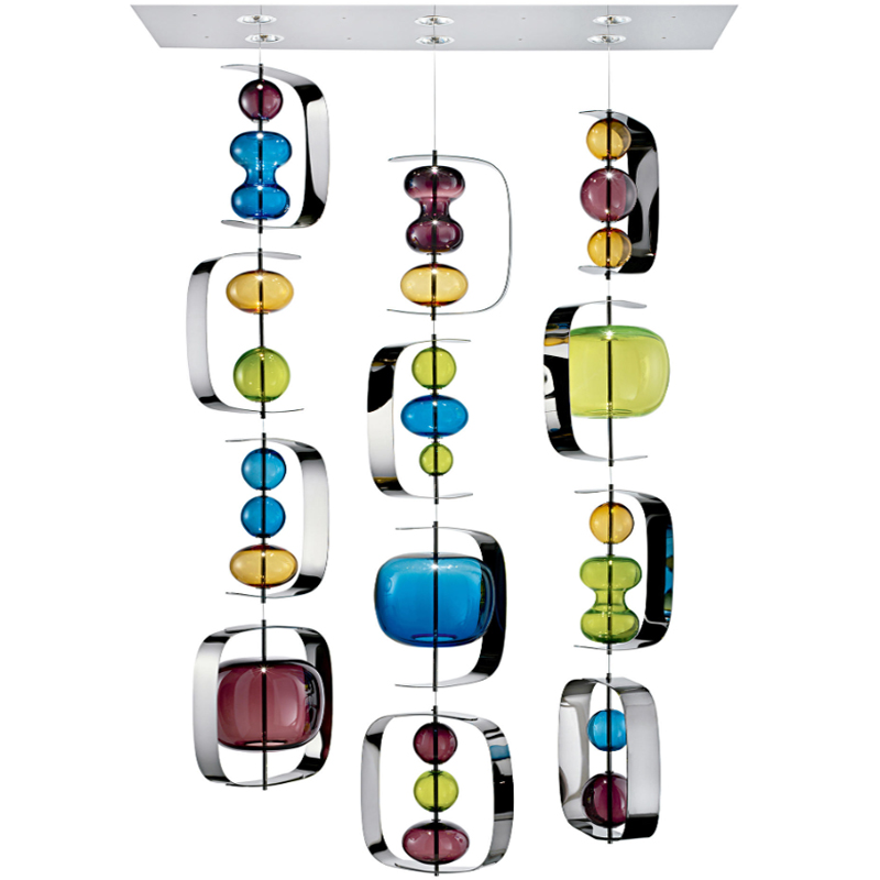 Светильник Barovier & Toso Manhattan Multi Color Мульти Хром Светильник Barovier & Toso Manhattan Multi Color Мульти Хром в Тюмени | Loft Concept