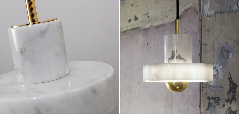 Подвесной светильник Tom Dixon Stone Pendant White Подвесной светильник Tom Dixon Stone Pendant White - Loft-Concept в Тюмени