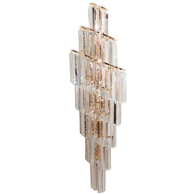 Бра Odeon Cascade Wall Lamp Right Прозрачный Золотой Бра Odeon Cascade Wall Lamp Right Прозрачный Золотой в Тюмени | Loft Concept