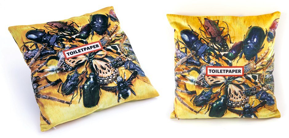 Подушка Seletti Cushion Insects Toiletpaper Подушка Seletti Cushion Insects Toiletpaper - Loft-Concept в Тюмени