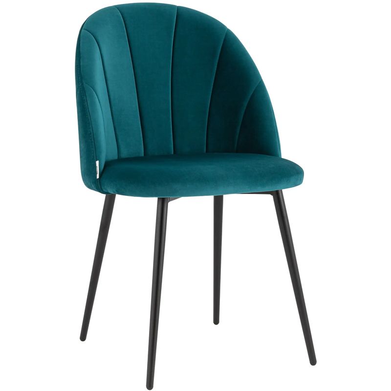 Стул Balsari S Chair Темно-Бирюзовый Велюр Бирюзовый Черный Стул Balsari S Chair Темно-Бирюзовый Велюр Бирюзовый Черный в Тюмени | Loft Concept