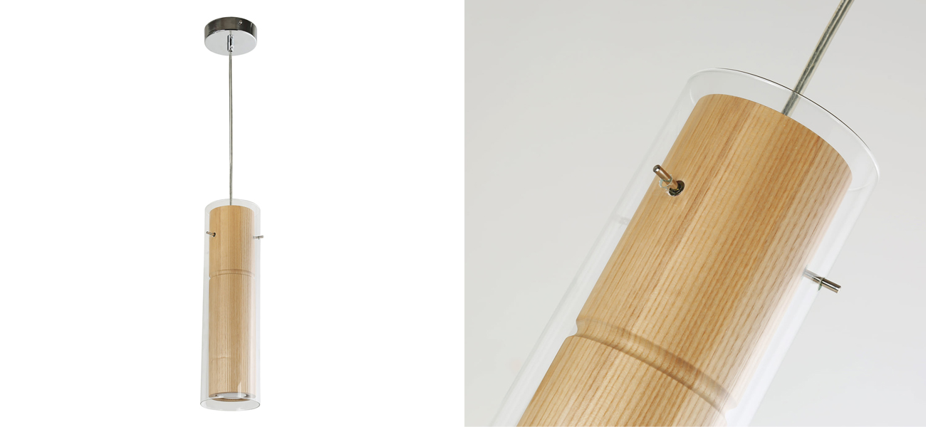 Подвесной светильник с двухслойным плафоном NARSIS - фото №1