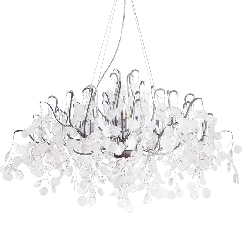 Люстра FAIRYTREE Chandelier Silver 100 Серебряный Прозрачное Стекло Люстра FAIRYTREE Chandelier Silver 100 Серебряный Прозрачное Стекло в Тюмени | Loft Concept