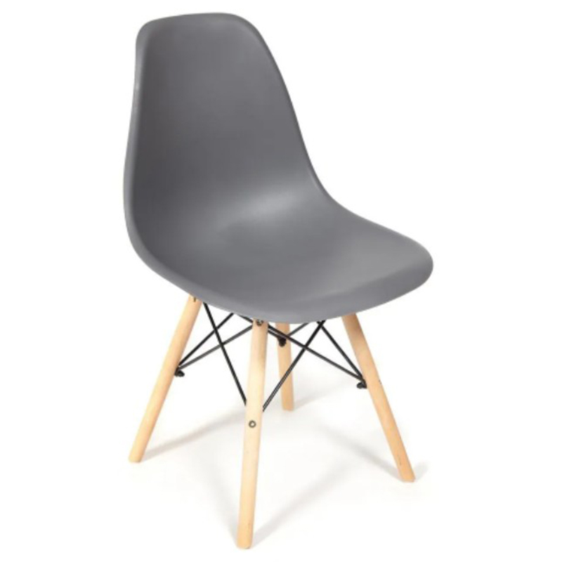 Стул DSW grey Серый Древесина Стул DSW grey Серый Древесина в Тюмени | Loft Concept