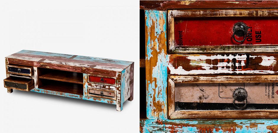 TV-тумба Antique Wood TV TV-тумба Antique Wood TV - Loft-Concept в Тюмени