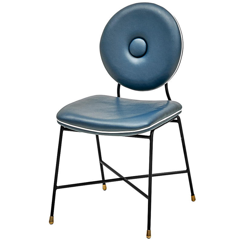 Стул Oliver Chair Черный Синий Стул Oliver Chair Черный Синий в Тюмени | Loft Concept