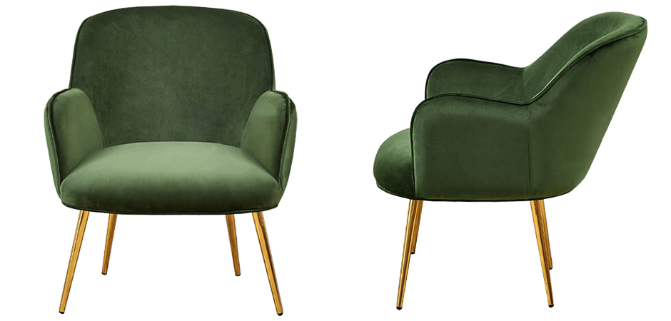 Кресло Waldeck Chair Green Кресло Waldeck Chair Green - Loft-Concept в Тюмени