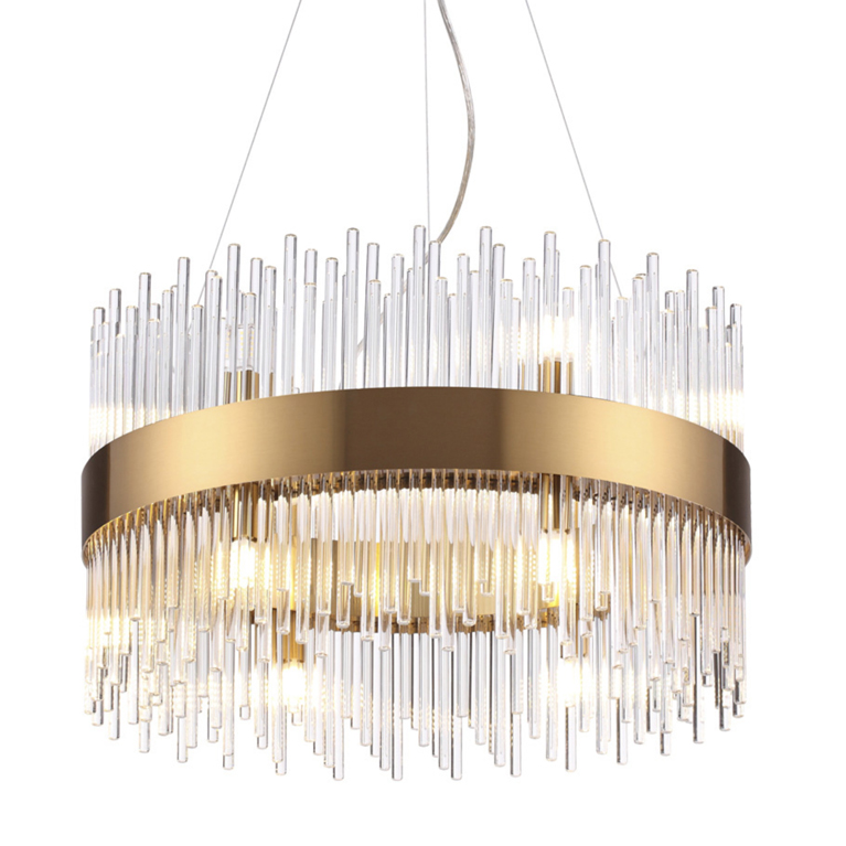 Люстра Nembus Chandelier Gold Circle Бронза Люстра Nembus Chandelier Gold Circle Бронза в Тюмени | Loft Concept