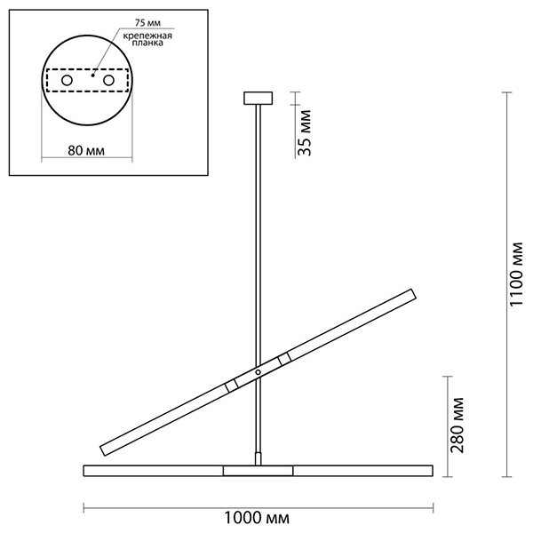 Светильник Gold Delta Light 4 lamp Светильник Gold Delta Light 4 lamp в Тюмени