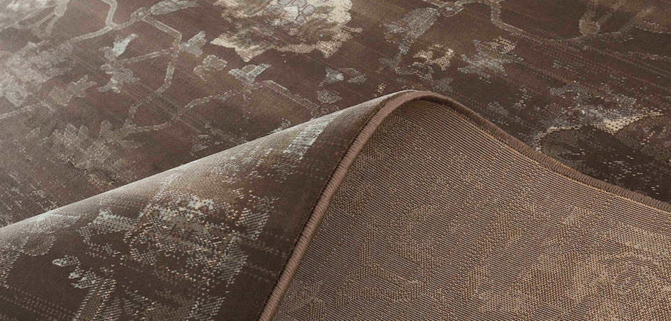 Ковёр из вискозы Indian pattern Choco Ковёр из вискозы Indian pattern Choco - Loft-Concept в Тюмени
