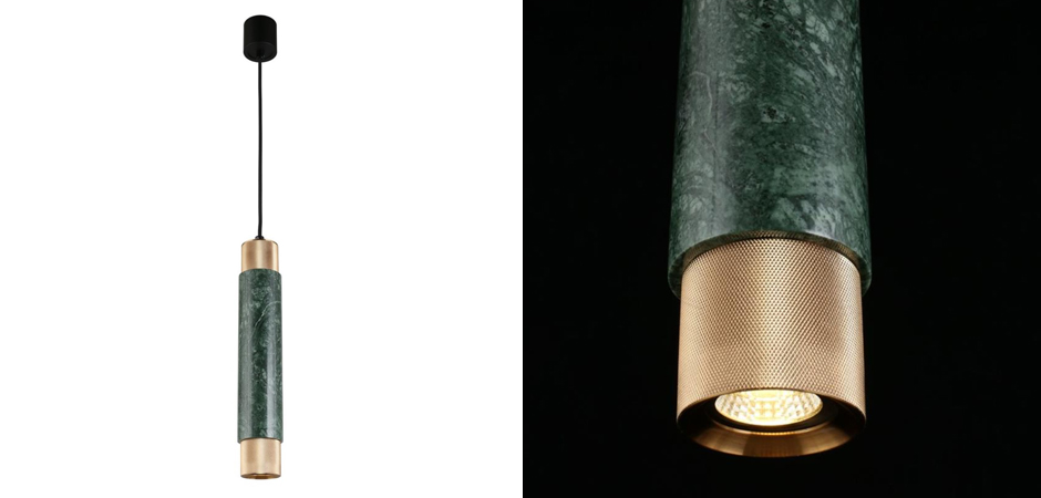 Подвесной светильник Cocktail Tube Изумрудный Подвесной светильник Cocktail Tube Изумрудный - Loft-Concept в Тюмени
