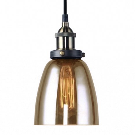 Подвесной светильник Smoke Glass Cloche Pendant Подвесной светильник Smoke Glass Cloche Pendant в Тюмени | Loft Concept
