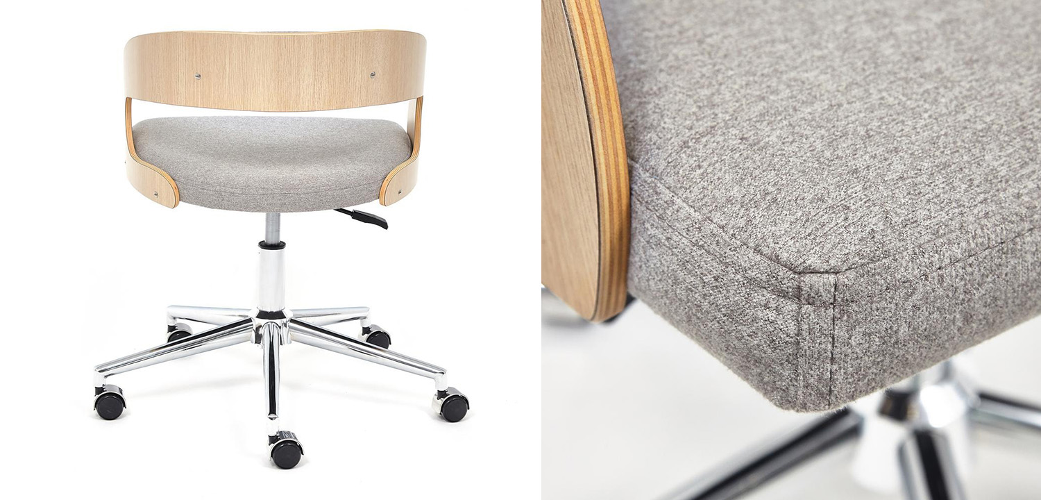 Кресло Humeur de Travail laine écologique grise - фото №1