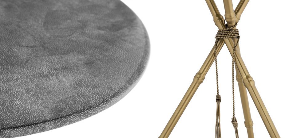 Приставной стол Stingray Skin Triangles Приставной стол Stingray Skin Triangles - Loft-Concept в Тюмени