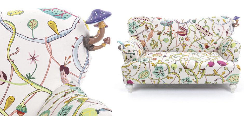 Диван Seletti Botanical Diva Sofa White Диван Seletti Botanical Diva Sofa White - Loft-Concept в Тюмени