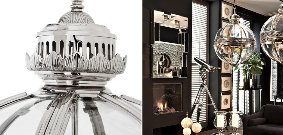 Люстра Lantern Residential Nickel L - Loft-Concept в Тюмени