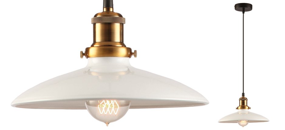 Подвесной светильник Loft Industrial White Bronze Подвесной светильник Loft Industrial White Bronze - Loft-Concept в Тюмени