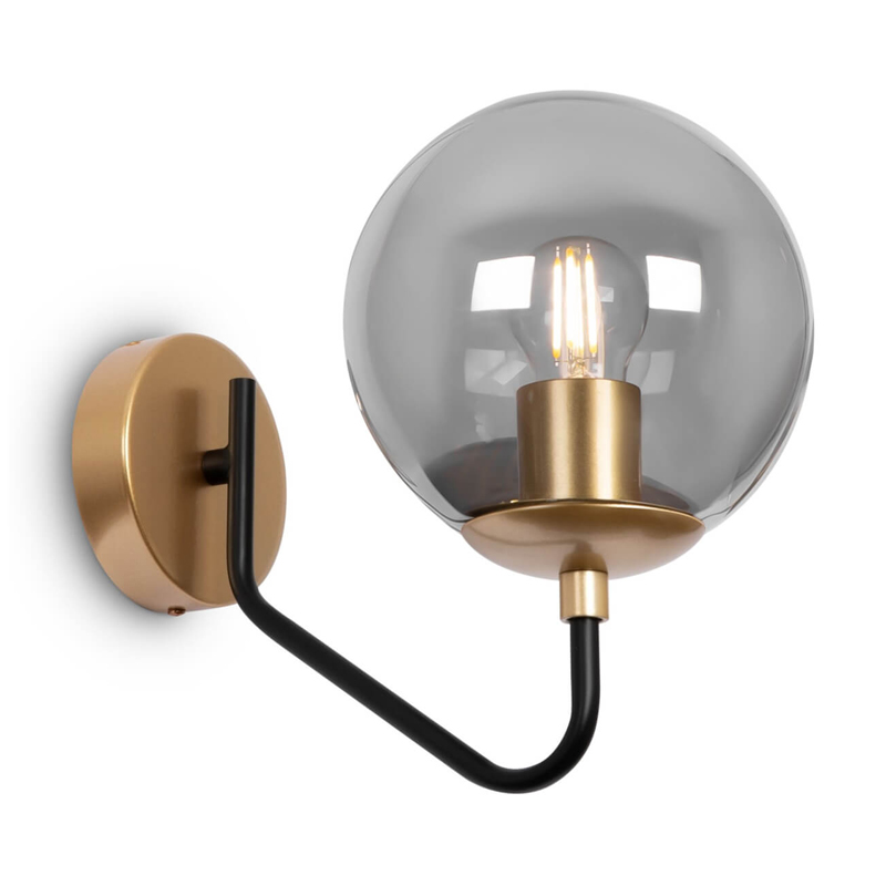 Бра Benigno Sconce Золотой Прозрачный (Transparent) Черный Бра Benigno Sconce Золотой Прозрачный (Transparent) Черный в Тюмени | Loft Concept