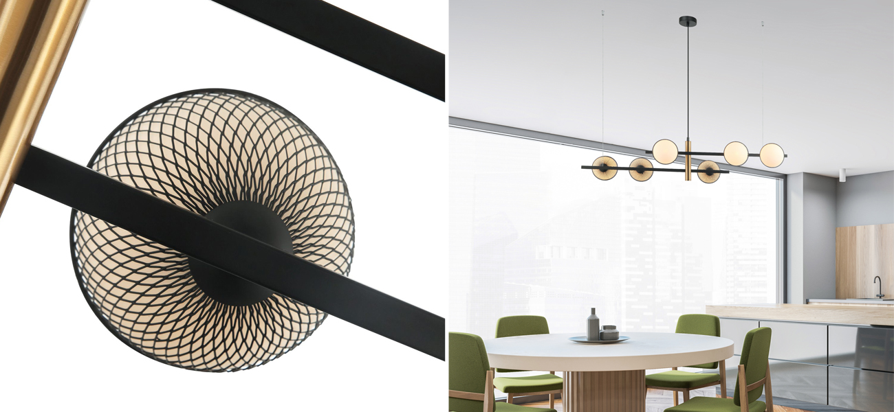 Современная люстра City Lights 6 Ламп - фото