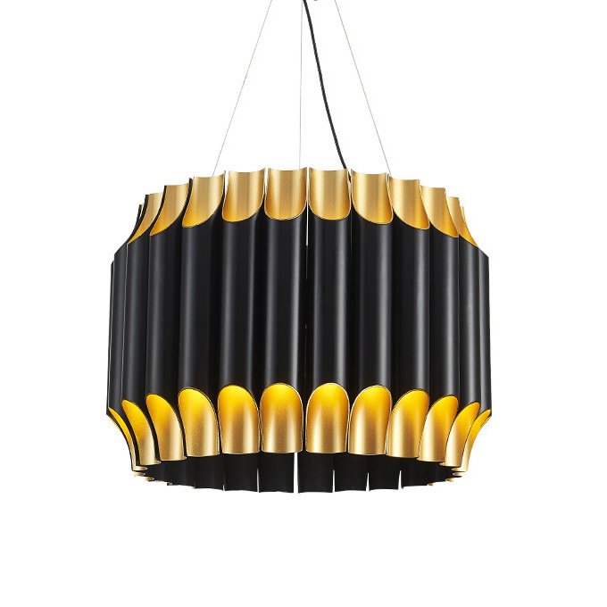 Люстра GALLIANO ROUND SUSPENSION LIGHT by DELIGHTFULL Black Золотой Черный Люстра GALLIANO ROUND SUSPENSION LIGHT by DELIGHTFULL Black Золотой Черный в Тюмени | Loft Concept