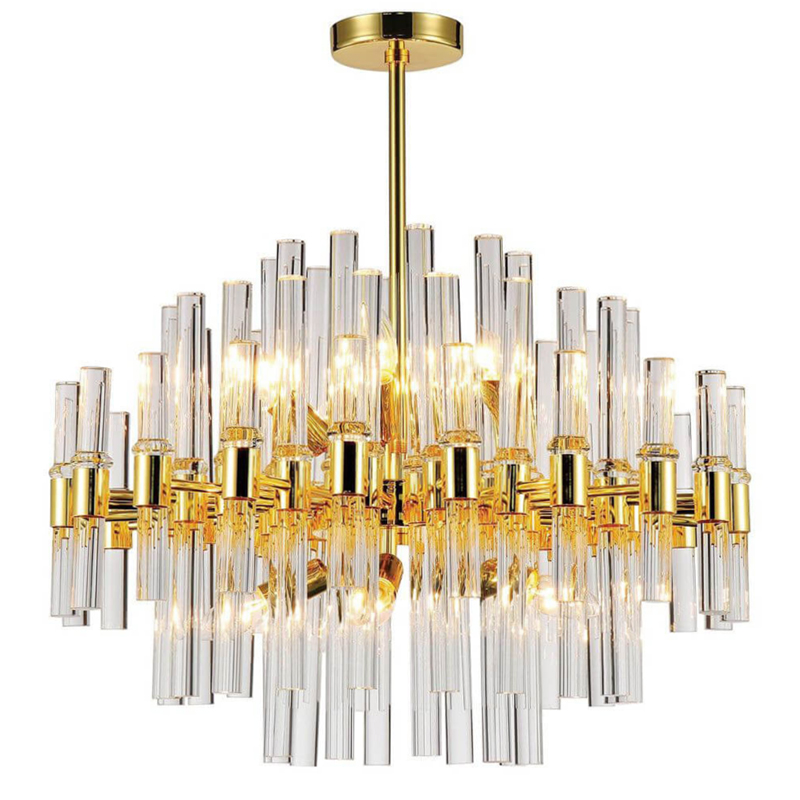 Люстра Luxxu Waterfall Round suspension Прозрачное Стекло Золотой Люстра Luxxu Waterfall Round suspension Прозрачное Стекло Золотой в Тюмени | Loft Concept