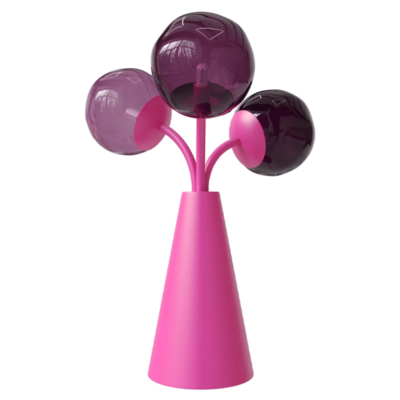 Настольная лампа Wild Grape pink Розовый Пурпурно-фиолетовый Настольная лампа Wild Grape pink Розовый Пурпурно-фиолетовый в Тюмени | Loft Concept