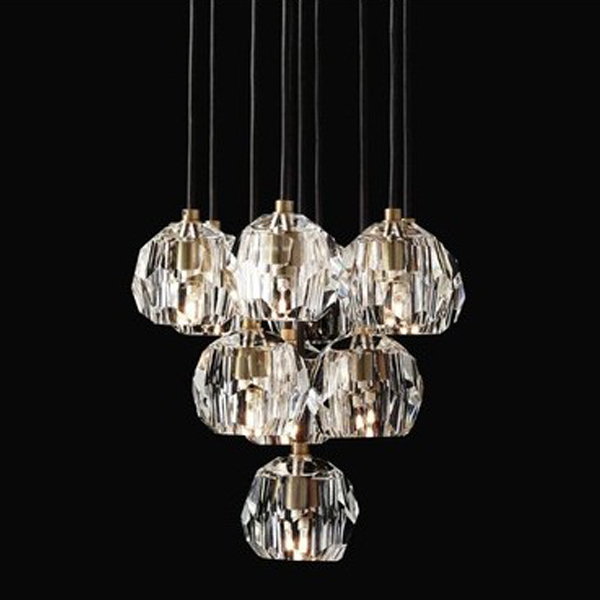Люстра Boule De Cristal Round Cluster Chandelier 10 Латунь Люстра Boule De Cristal Round Cluster Chandelier 10 Латунь в Тюмени | Loft Concept