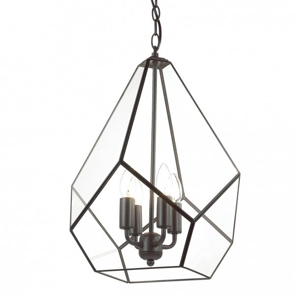 Люстра Geometry Glass Light Pendant Transparent 4 Прозрачный Люстра Geometry Glass Light Pendant Transparent 4 Прозрачный в Тюмени | Loft Concept