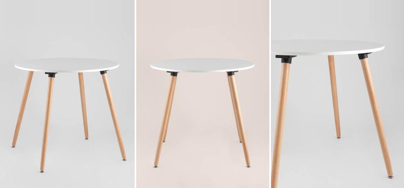 Стол обеденный Hoffman Collection круглый четыре ножки - фото