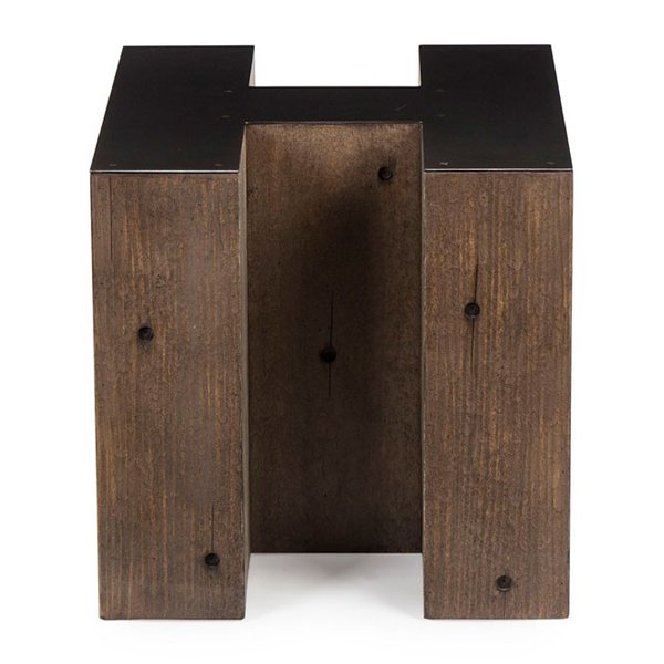 Столик Wooden Alphabet H Side Table Графит Коричневый Столик Wooden Alphabet H Side Table Графит Коричневый в Тюмени | Loft Concept