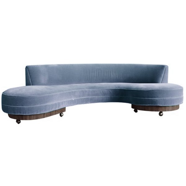 Early Vladimir Kagan Sofa Сизый Early Vladimir Kagan Sofa Сизый в Тюмени | Loft Concept