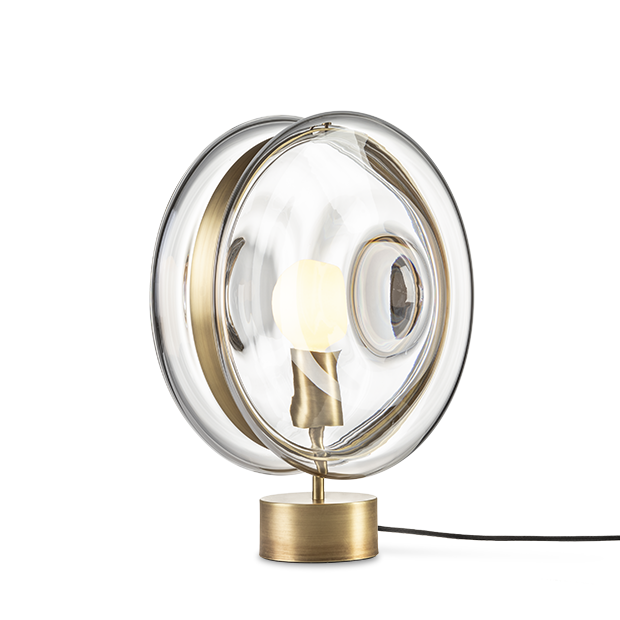 Настольная лампа Bomma Orbital Table Lamp Синий Серый Прозрачный Золотой Настольная лампа Bomma Orbital Table Lamp Синий Серый Прозрачный Золотой в Тюмени | Loft Concept