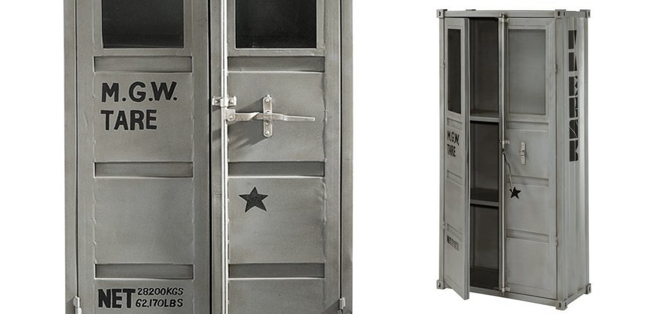 Шкаф-витрина Sea Container M.G.W. Шкаф-витрина Sea Container M.G.W. - Loft-Concept в Тюмени