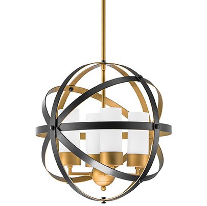 Люстра Olivier Frosted Gold Ball Черный Золотой Белый Люстра Olivier Frosted Gold Ball Черный Золотой Белый в Тюмени | Loft Concept