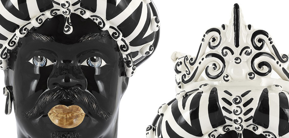 Ваза VASE MORO MAN MEDIUM zebra Ваза VASE MORO MAN MEDIUM zebra - Loft-Concept в Тюмени