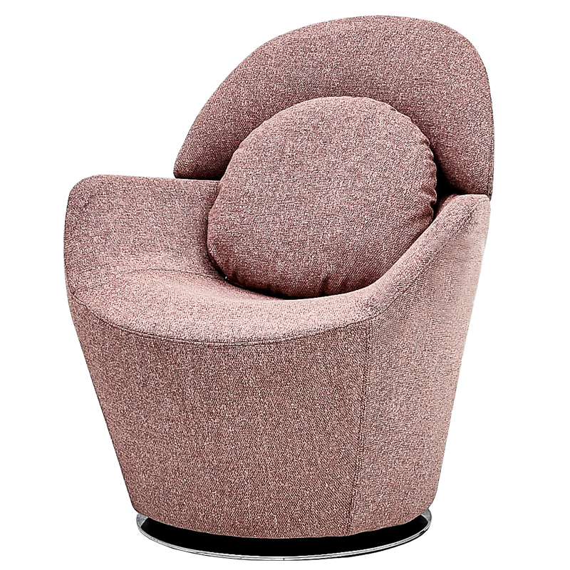 Кресло Daisy Chair Розовый пастельный Черный Кресло Daisy Chair Розовый пастельный Черный в Тюмени | Loft Concept