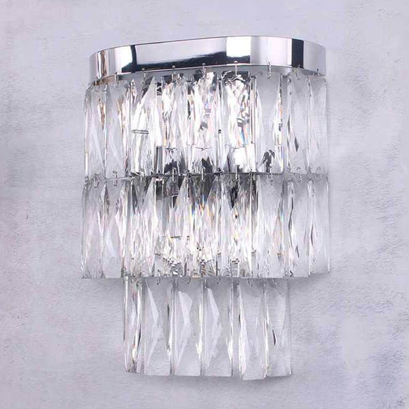 Бра Crystal Pendants Regena Chrome Wall Lamp Хром Прозрачный (Transparent) Бра Crystal Pendants Regena Chrome Wall Lamp Хром Прозрачный (Transparent) в Тюмени | Loft Concept